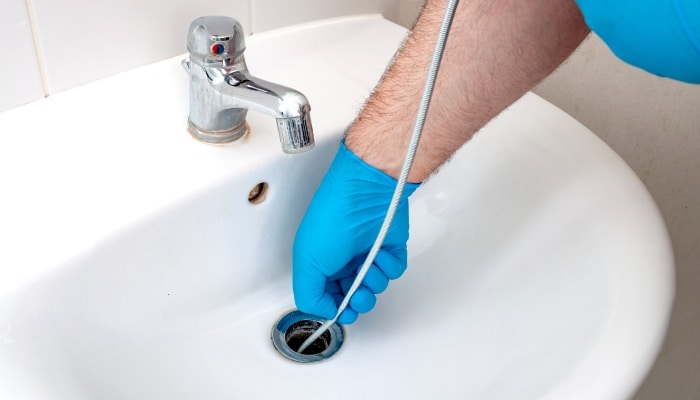 Drain Cleaning In Bathroom Sink