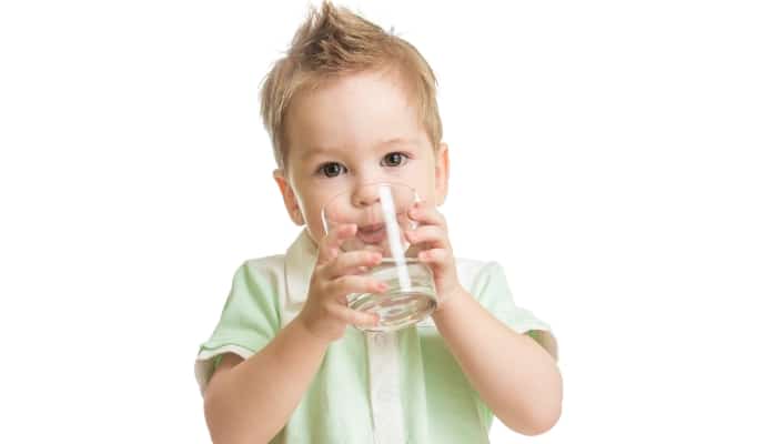 Child Drinking Water