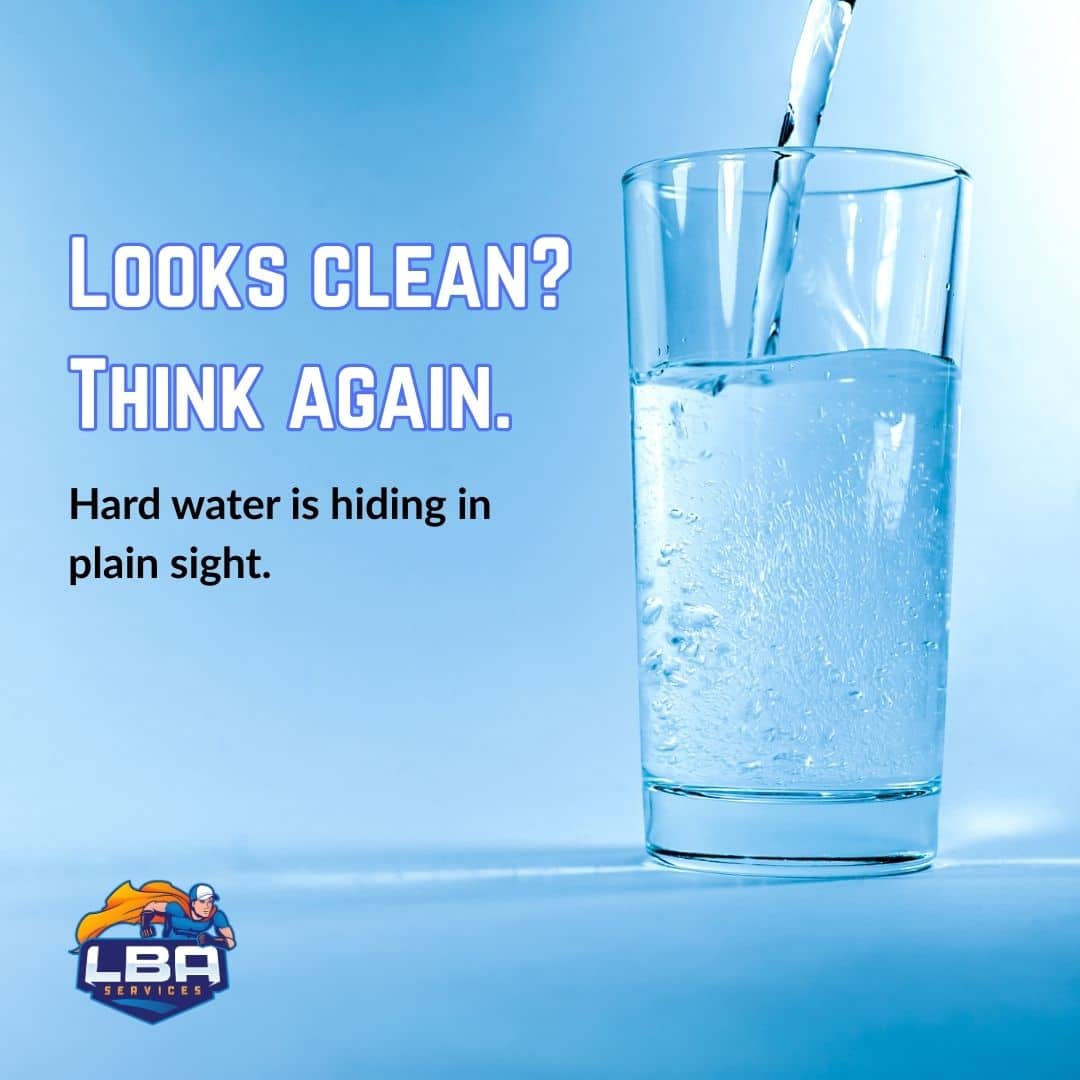 Hard Water In Clear Glass Mission Ks
