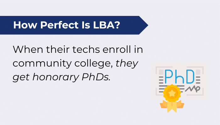 How Perfect Is Lba Phd