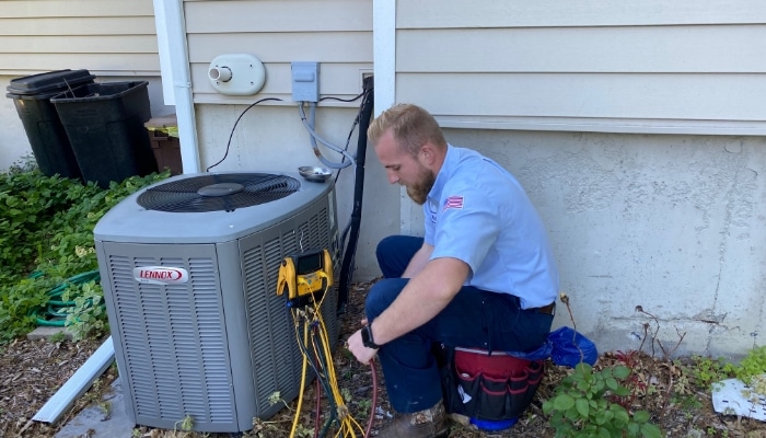 Technician Working On Consensor 1